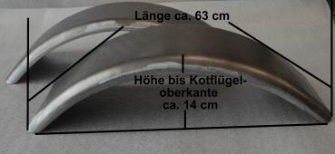 Kotflügel für 16 Zoll Reifen Breite ca 16,5 cm Länge ca 63 cm