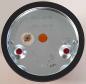 Preview: Anbauleuchte (2-Kammerleuchte) Lichtscheibe gelb/rot Ø 78 mm