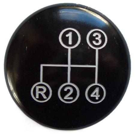 Schaltknopf mit Schaltschema