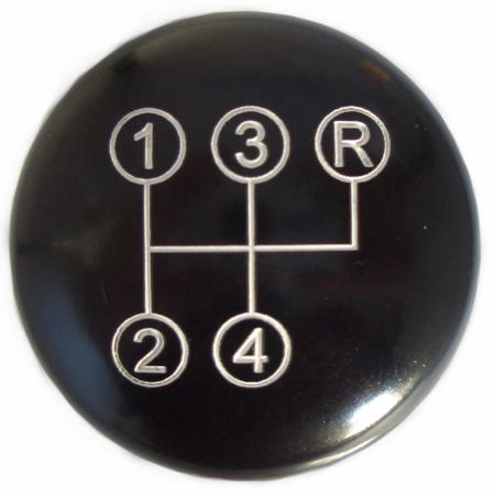 Schaltknopf mit Schaltschema