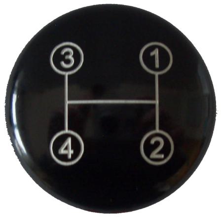 Schaltknopf mit Schaltschema
