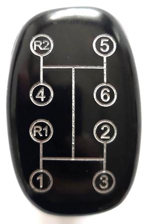 Schaltknopf mit Schaltschema