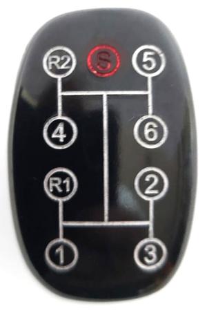 Schaltknopf mit Schaltschema