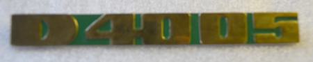 Schriftzug D4005