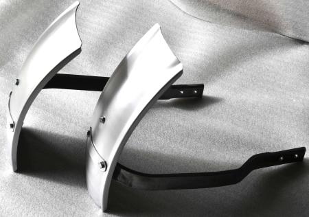 Kotflügel für 16 Zoll Reifen Breite ca 14,5 cm Länge ca 43,5 cm mit Halter