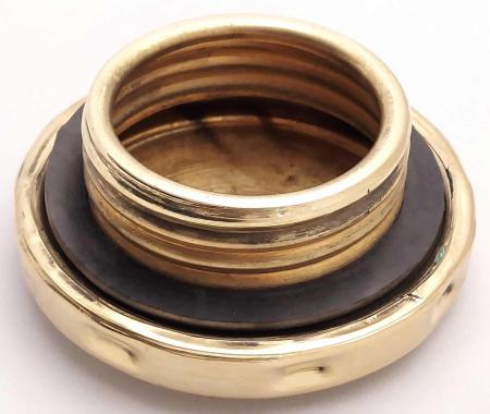 Kühlerdeckel Außengewinde Ø ca. 62 mm aus Messing