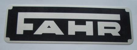Schild für Fahr 234 mmx 75 mm