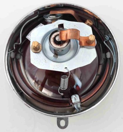 Scheinwerfer Einsatz Willy Ø 87 mm  für Holder Agria Gutbrod Krieger Hako mit Chromring