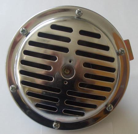 Signalhorn 12 Volt  Ø 124 mm Gitter Chrom