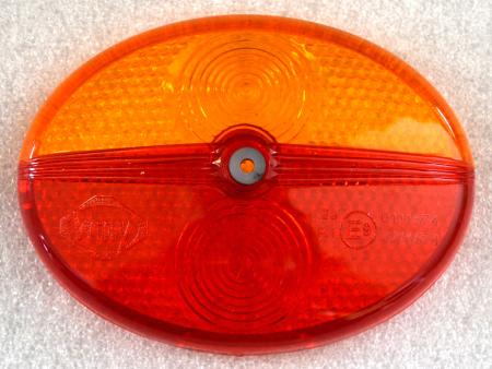 Ersatzglas Willy hinten für Schluss-, Blink-, (Brems-) Leuchte