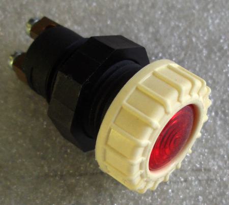 Anzeigenleuchte Ring Farbe elfenbein Einbaumaß Ø 17 mm rot