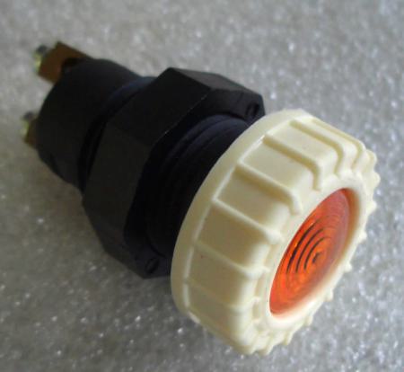 Anzeigenleuchte Ring Farbe elfenbein Einbaumaß Ø 17 mm gelb