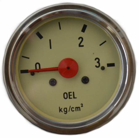 Öldruckmanometer mechanisch Einbaumaß 60 mm