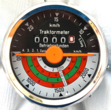 Traktormeter passend für Deutz D-Serie, D25.1 bis 25 km/h