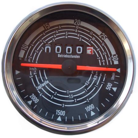 Traktormeter passend für Krieger, Holder, Schanzlin, rechts drehend bis 30 km/h