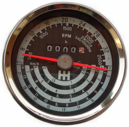 Traktormeter passend für IHC rechts drehend bis 34 km/h