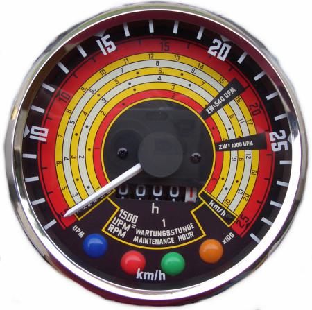 Traktormeter passend für Deutz rechts drehend