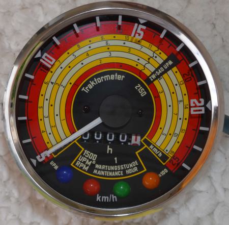 Traktormeter passend für Deutz rechts drehend