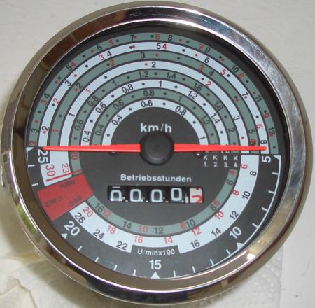 Traktormeter passend für Fendt Favorit 4, 10, 11, 12, 610, 611S, FW 180