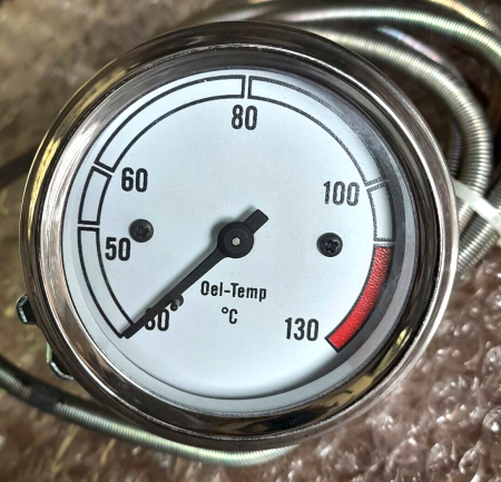 Fernthermometer für Öltemperatur Einbaumaß 60 mm mit Kapillar