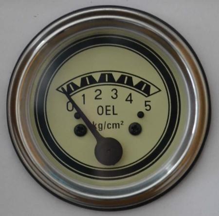 Öldruckmanometer mechanisch Einbaum. 52 mm