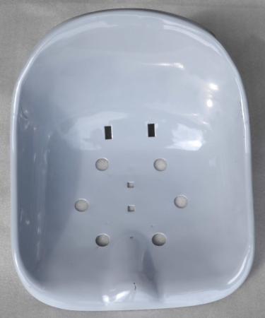 Sitzschale aus Metall "Modell Hochlehner"