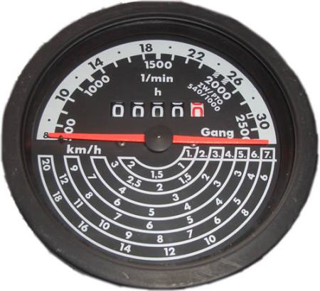 Traktormeter passend für IHC rechts drehend bis 32 km/h