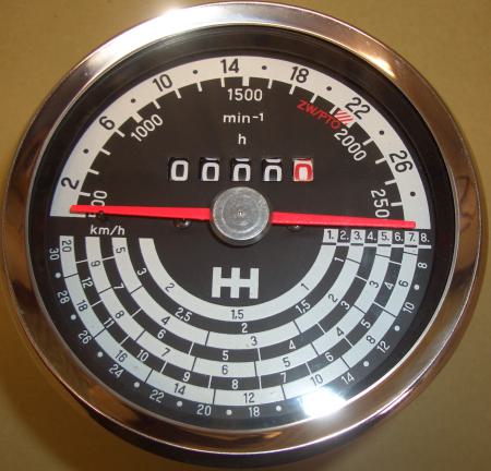 Traktormeter passend für IHC rechts drehend bis 30km/h