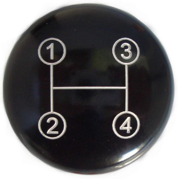 Schaltknopf mit Schaltschema