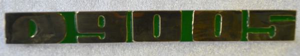 Schriftzug D9005