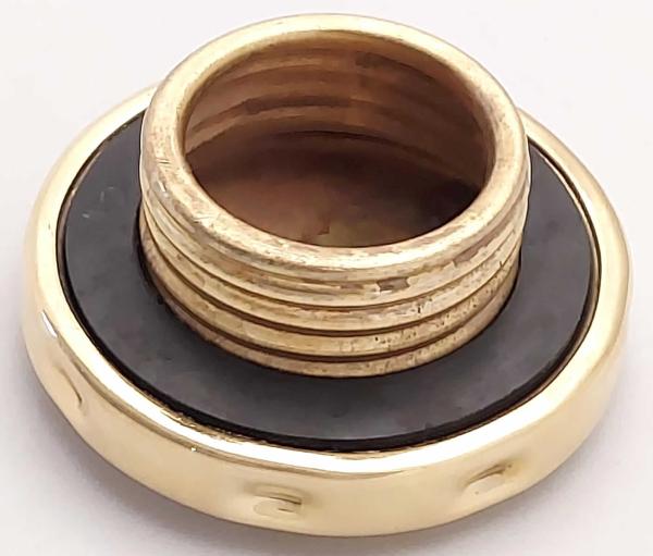 Kühlerverschraubung Außengewinde Ø ca. 48 mm aus Messing