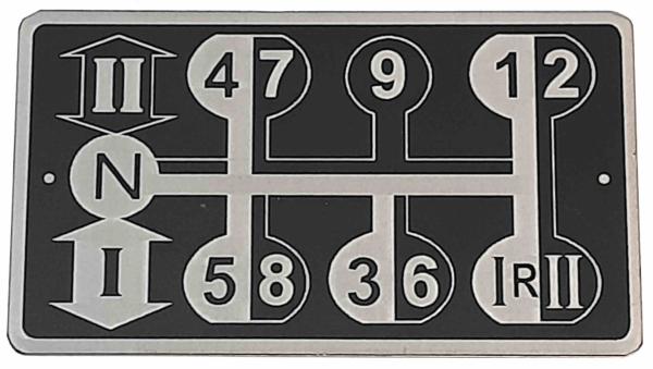 Typenschild für Belarus 70 mm x 40 mm