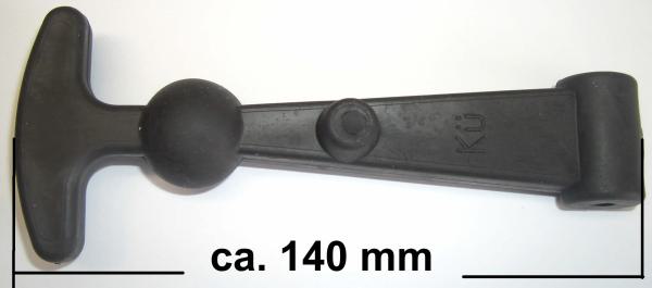 Haubenhalter aus Gummi ca. 140 mm lang