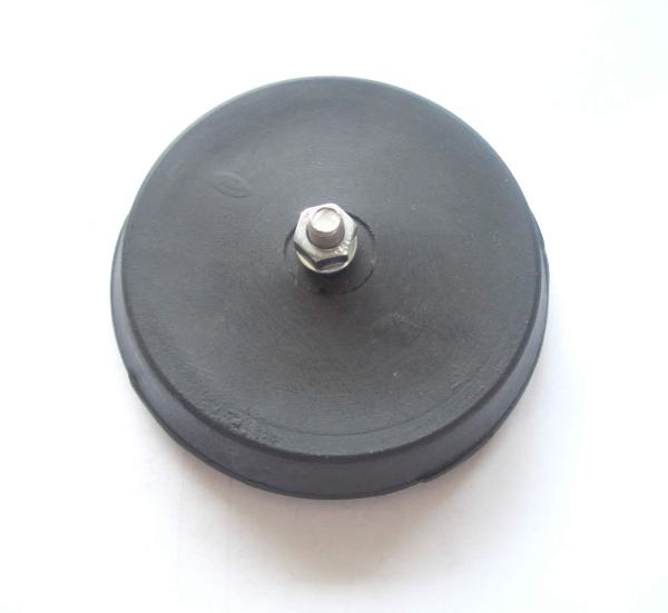 Runder Rückstrahler Ø 55/68 mm mit Gummirand