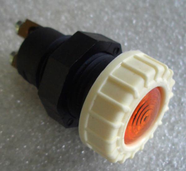 Anzeigenleuchte Ring Farbe elfenbein Einbaumaß Ø 17 mm gelb
