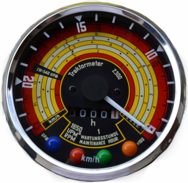 Traktormeter passend für Deutz links drehend