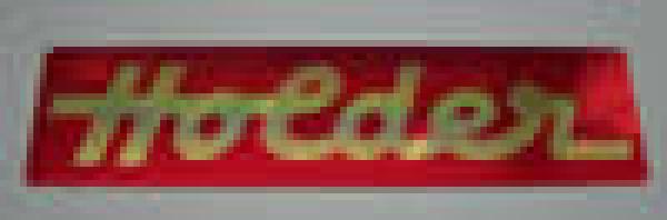 Schriftzug für Holder Länge 255 mm