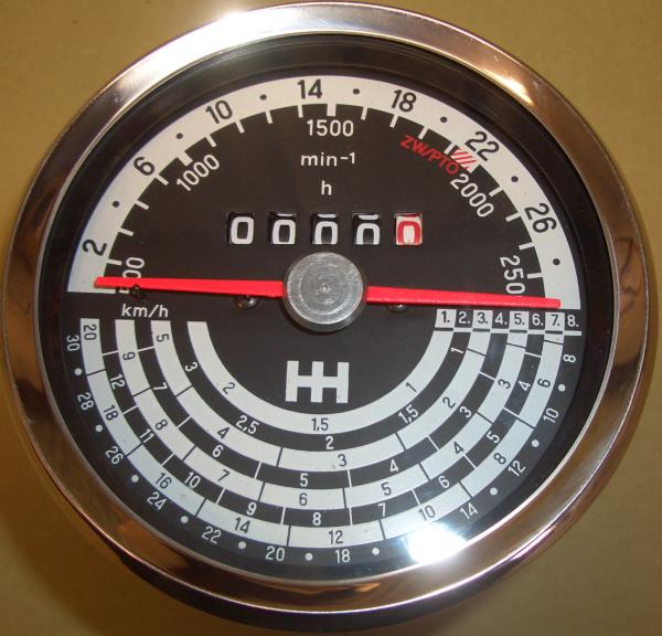 Traktormeter passend für IHC rechts drehend bis 30km/h