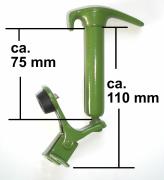 Haubenhalter aus Metall ca. 110 mm lang