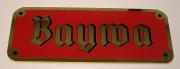 Schild "BayWa"