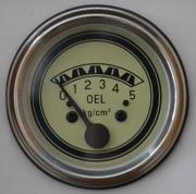 Öldruckmanometer mechanisch Einbaum. 52 mm