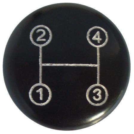 Schaltknopf mit Schaltschema