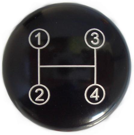 Schaltknopf mit Schaltschema