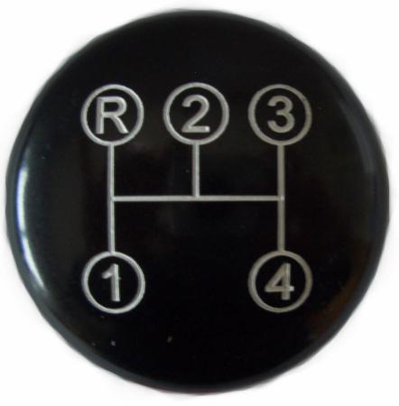 Schaltknopf mit Schaltschema