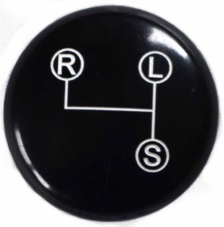 Schaltknopf mit Schaltschema