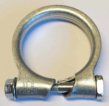 Metallschelle für Auspuff ca. 55 mm - 52 mm