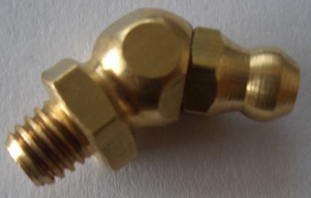 Schmiernippel aus Messing H2 M6x1