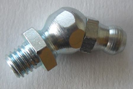 Kegelschmiernippel DIN 71412 B (H2) M6 x 1,0 Stahl verzinkt
