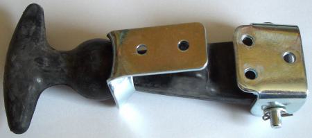 Haubenhalter aus Gummi komplett mit Halterung