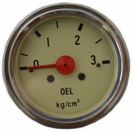 Öldruckmanometer mechanisch Einbaumaß 52 mm